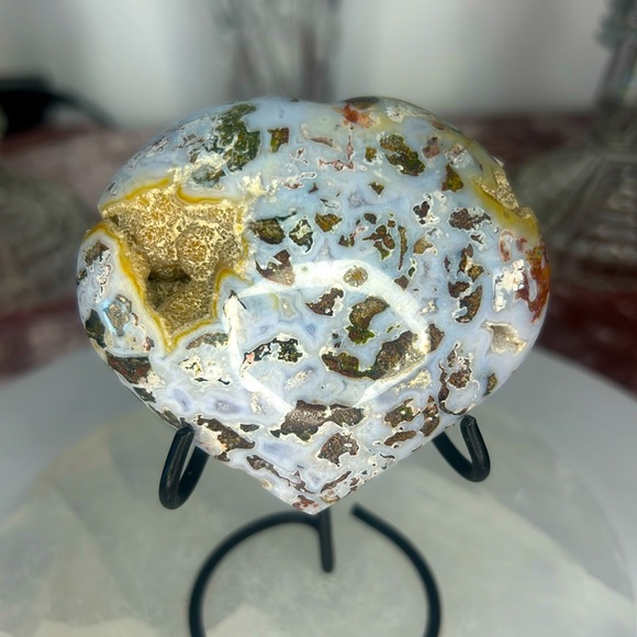Accessories - Ocean Jasper Heart - OJH02